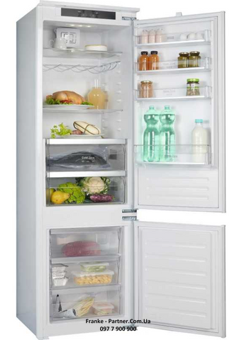🟥 Вбудовуваний холодильник Franke FCB 400 TNF NE E (118.0705.155) 401 літр, H-1935 L-690 інверторний компресор