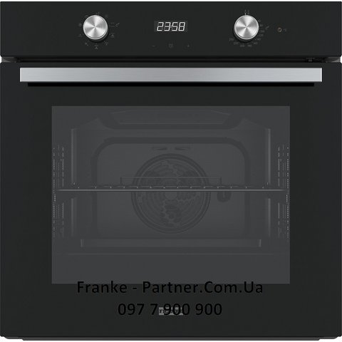 Franke-Partner.com.ua ➦  Духова шафа з функцією парової очистки Franke Smart FSM 86 H BK (116.0606.091) скло, колір чорний