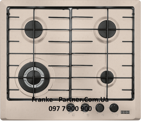 Franke-Partner.com.ua ➦  Встраиваемая варочная газовая поверхность Franke Smart FHM 604 3G TC GF E (106.0037.687) эмаль, цвет графит