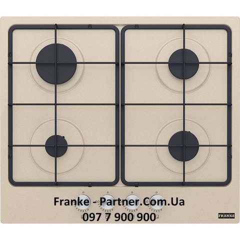 Franke-Partner.com.ua ➦  Встраиваемая варочная газовая поверхность Franke Smart FHSM 604 4G OA E (106.0554.388) эмаль, цвет бежевый