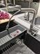 🟥 Кухонный смеситель Franke Smart Glenda с вытяжным изливом и ламинарным потоком воды (115.0706.986) Нержавеющая сталь