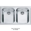 🟥 Кухонна мийка Franke Logica Line LLL 620-79 (101.0381.839) неіржавна сталь - врізна - декорована