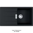 🟥 Кухонна мийка Franke Centro CNG 611-86 (114.0630.440) гранітна - врізна - оборотна - колір Чорний матовий