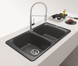 🟥 Кухонна мийка Franke Antea AZG 620 (114.0499.192) гранітна - врізна - оборотна - колір Графіт